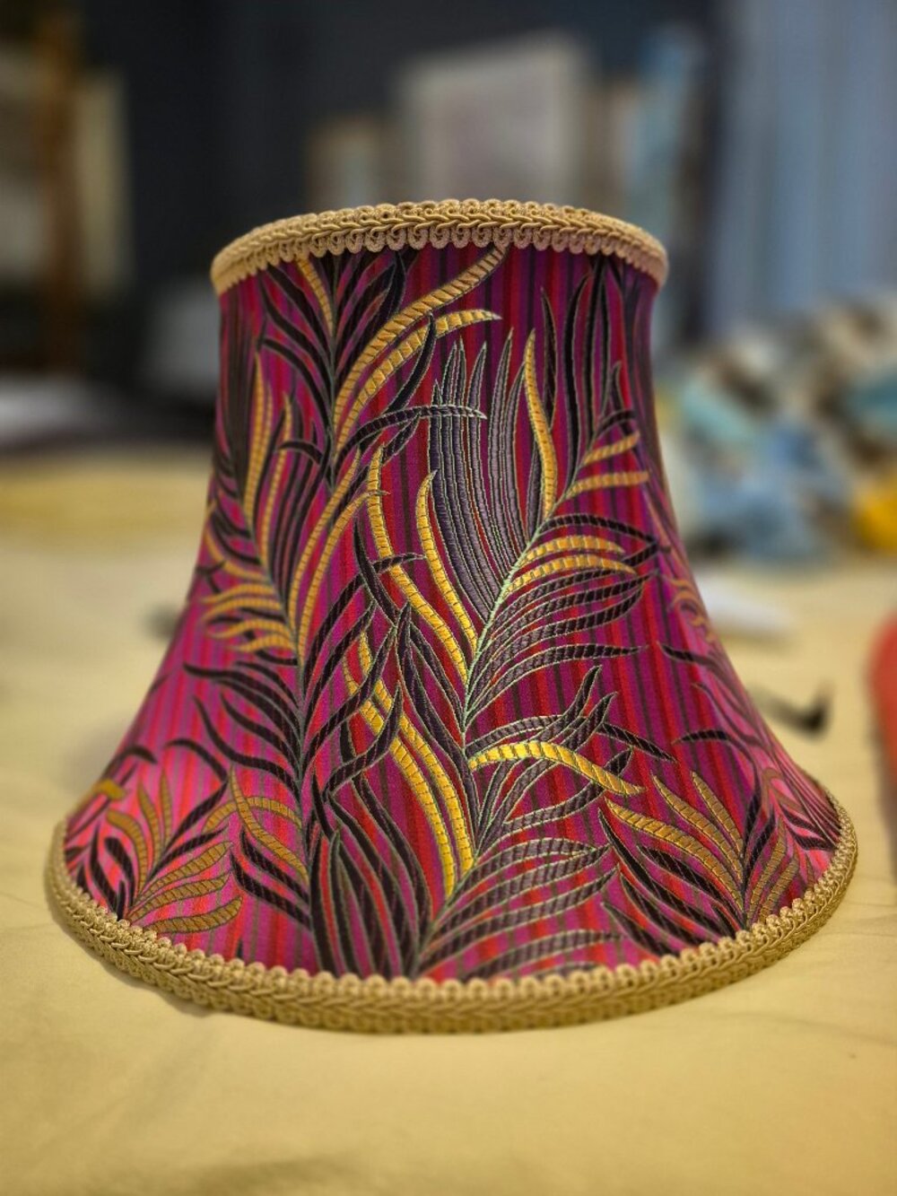 Szoke Lamp Shade. Miami Fl. Custom. Beautiful! - Picture 3 of 7